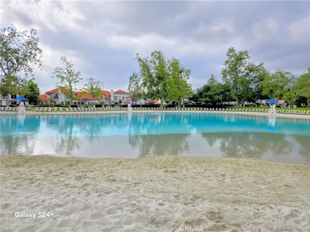 Sandy beach at the beach club.