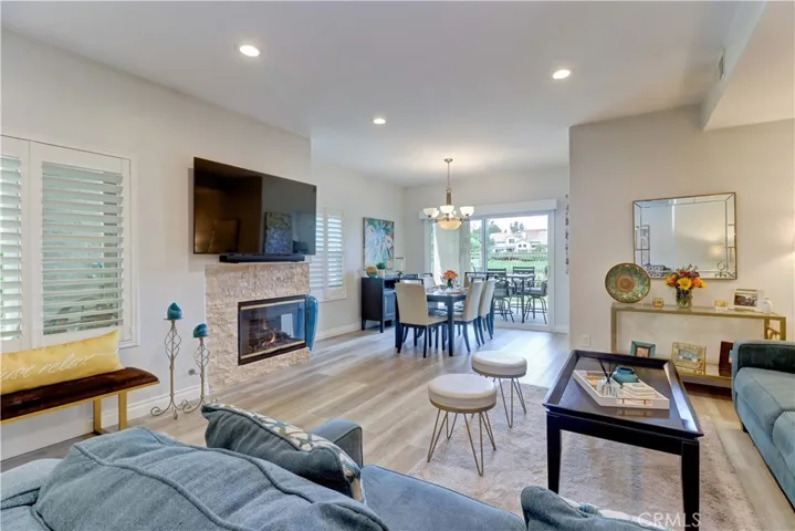 Newer Vinyl flooring throughout the home.