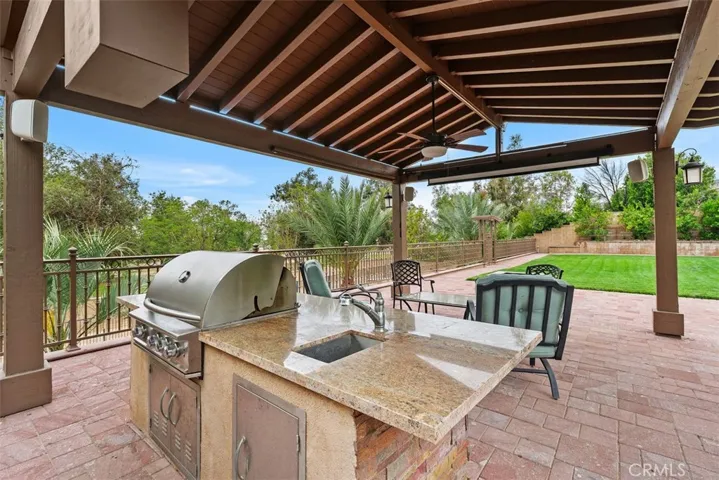custom BBQ station