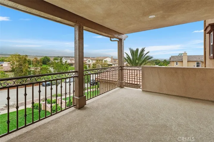 Large balcony
