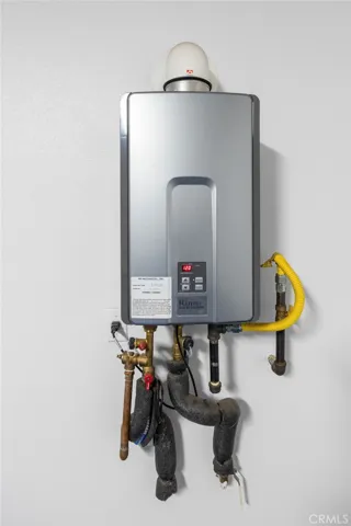 Tankless Water Heater in Garage