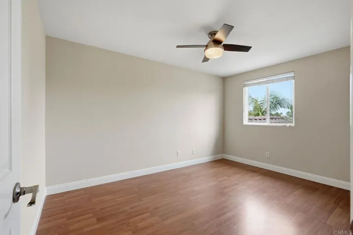 Upstairs bedroom with walk-in closet
