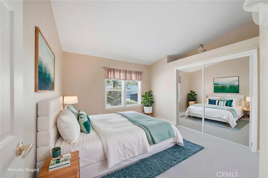 Digitally enhanced/altered view of bedroom #3.