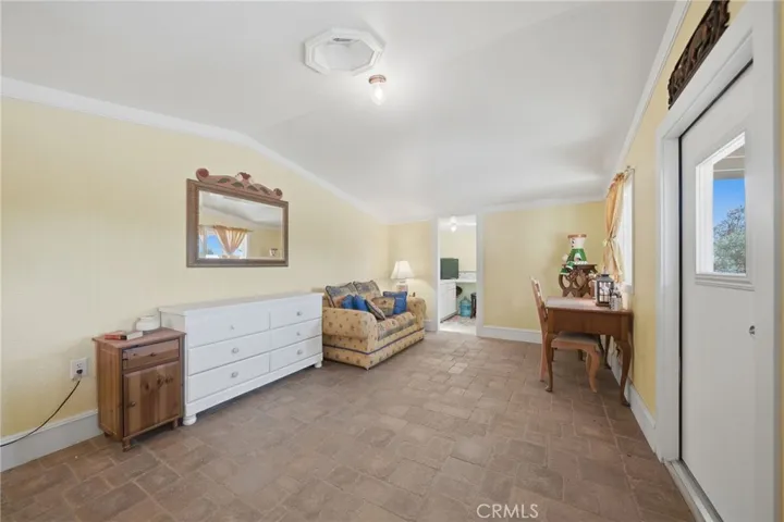 Main living space of detached casita.