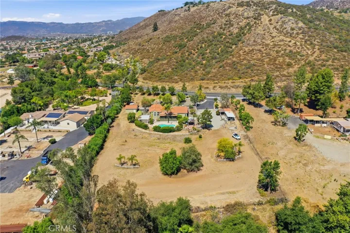 View from the east overlooking parcel