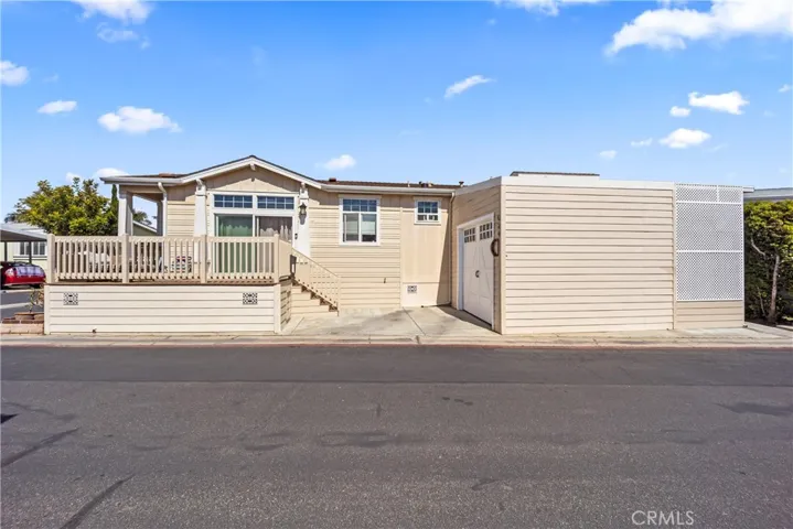 convenient enclosed garage  that adds protection and easy daily access
