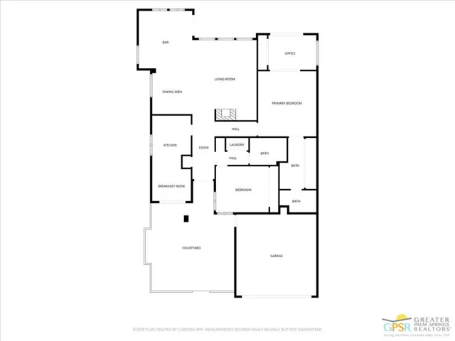 Room measurements are estimate