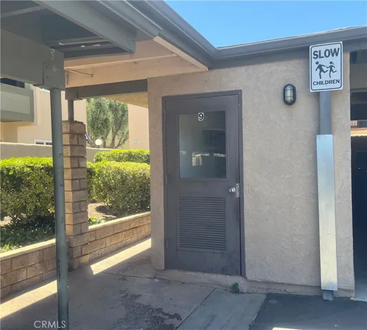 Community laundry room just across unit.