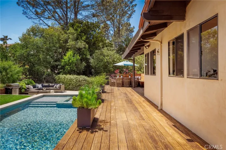 Deck and pool