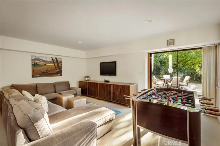 Downstairs family room