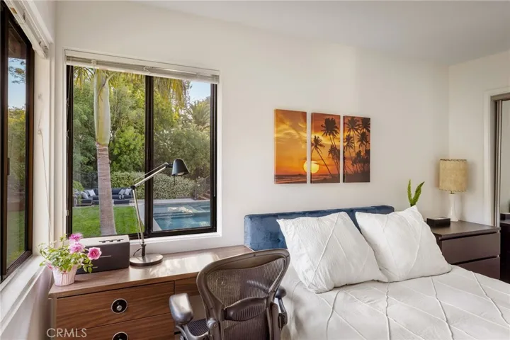 Bedroom three towards pool area