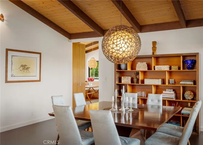 Dining room towards kitchen