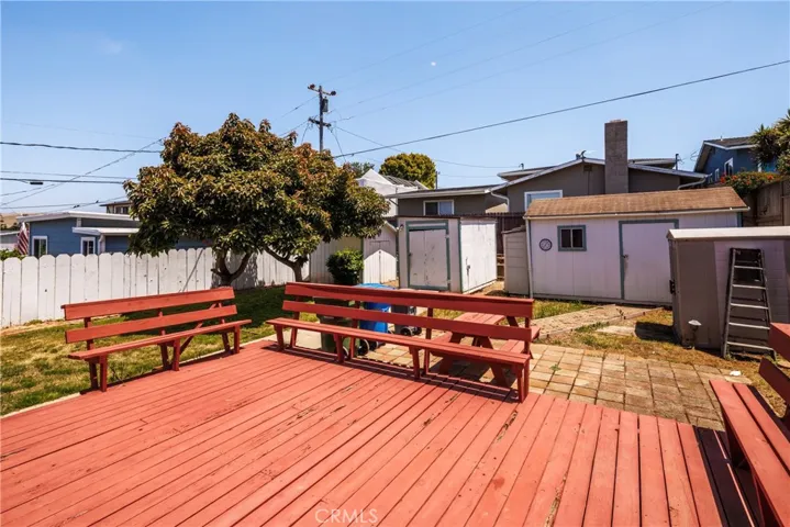 Big patio deck