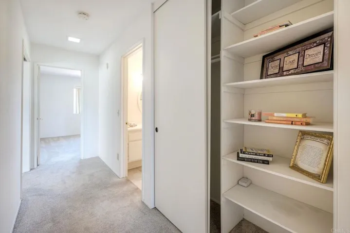 Linen closet outside of Primary bedroom~
