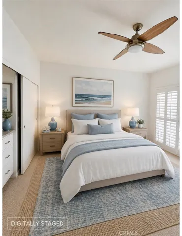  "virtually staged” Guest Bedroom