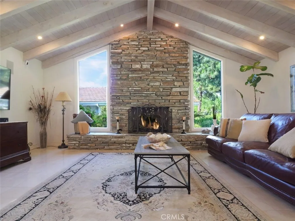 Fireplace in Family Room