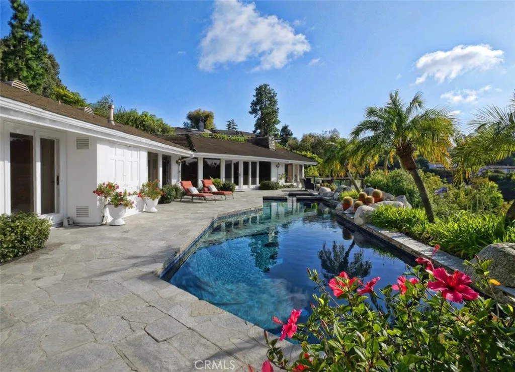 Pool and Back Elevation