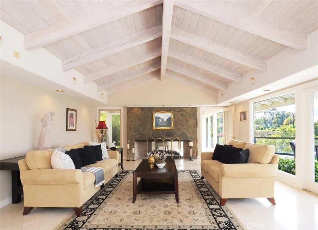 Formal Living Room with Fireplace