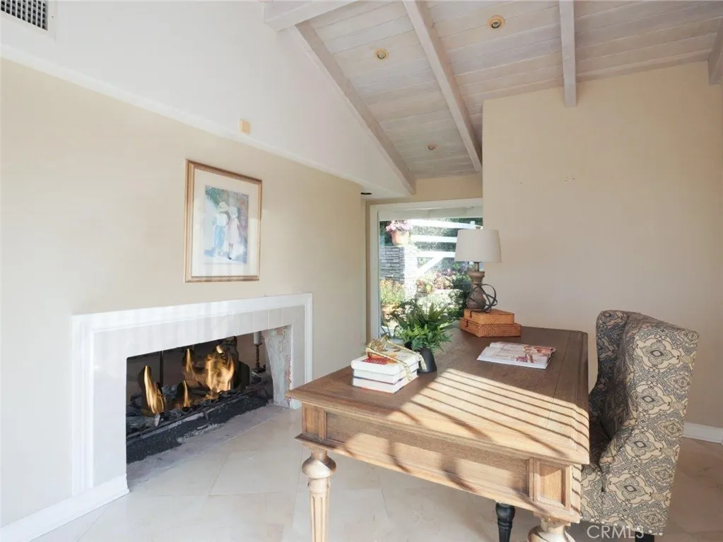 Office with Fireplace