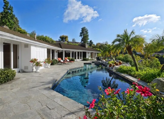 Pool and Back Elevation