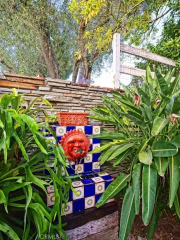 Water Fountain in Side Patio