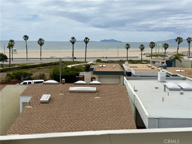 Ocean views from primary bedroom