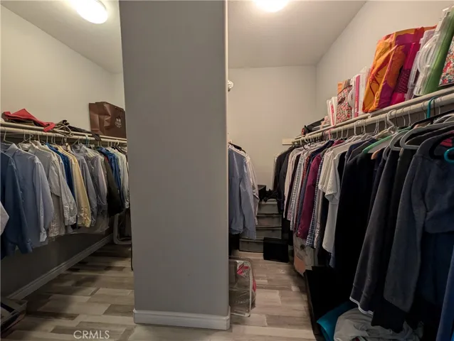 Master walk-in closet