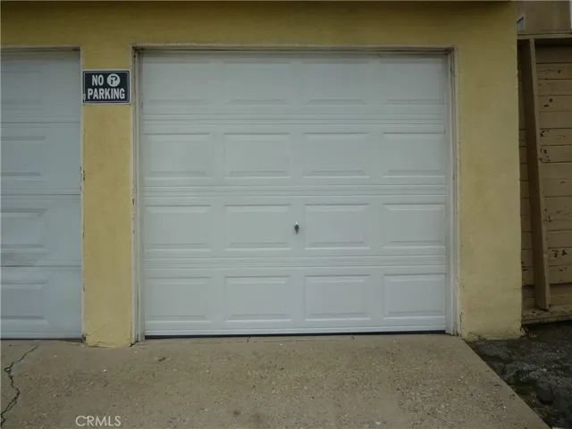 This is the private single car garage assigned to unit #1.