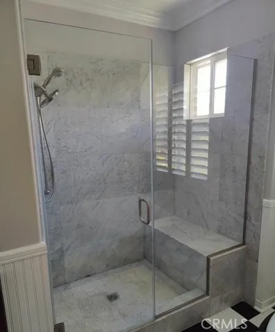 Beautifully updated stone Primary Shower