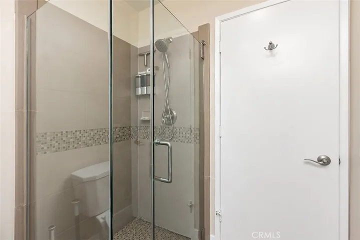 Guest bathroom walk-in shower
