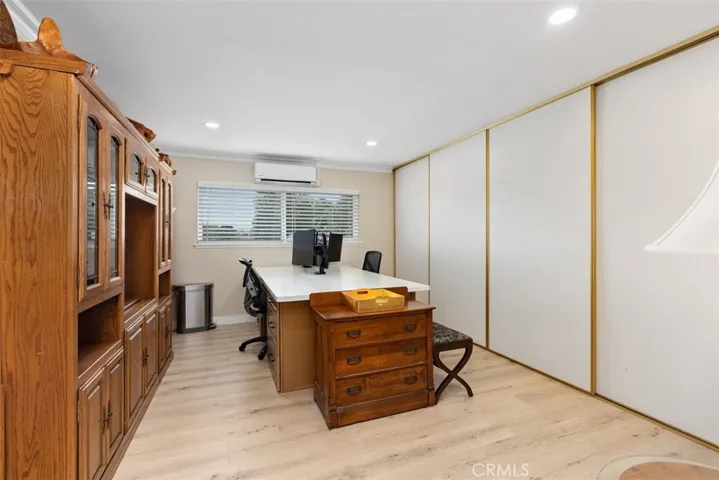 3rd bedroom set up as den/office