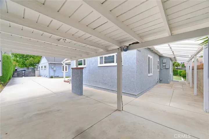 Covered parking