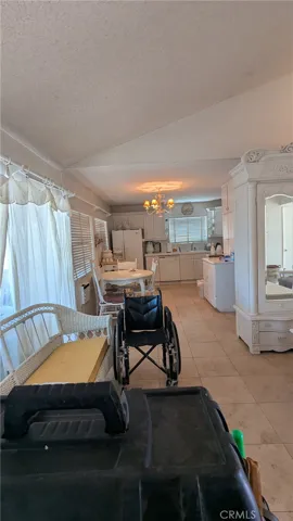 View from Living Room to Kitchen and Dining area