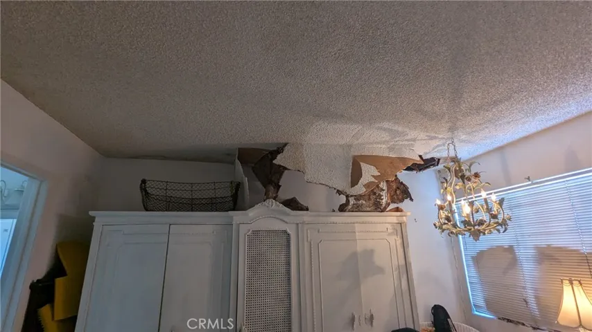 Closer view of Ceiling