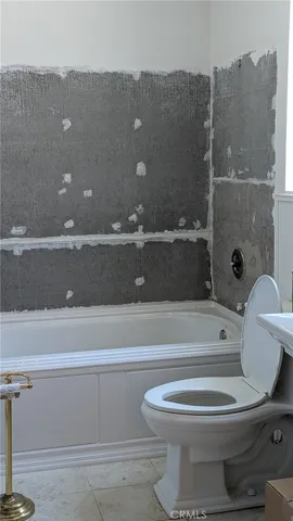Unfinished Primary Bathroom remodel