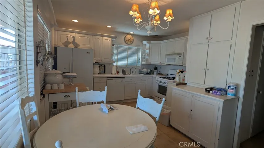 Dining area open to kitchen