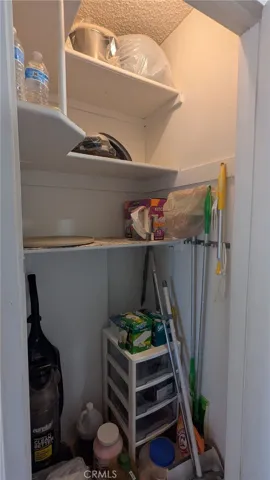 Pantry Closet next to kitchen