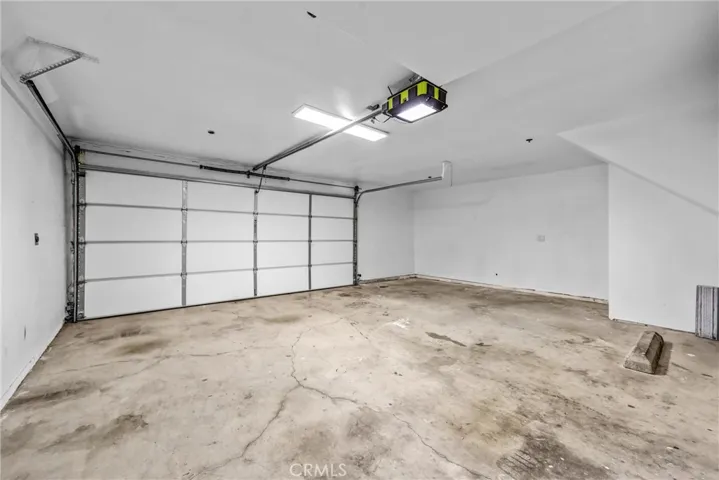 Oversized garage space