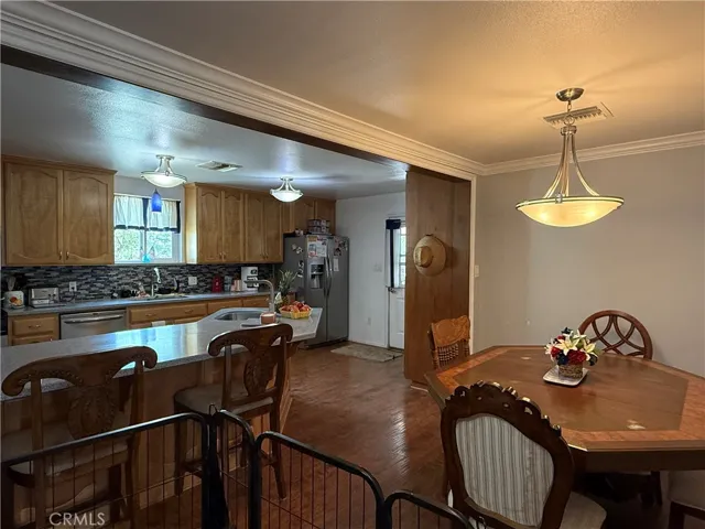 Dinning room and kitchen