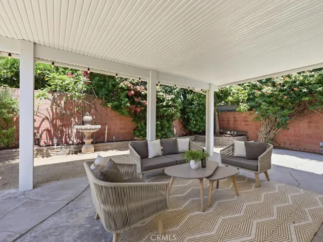 Amazing Yard with Aluminum Pergola & Fountain