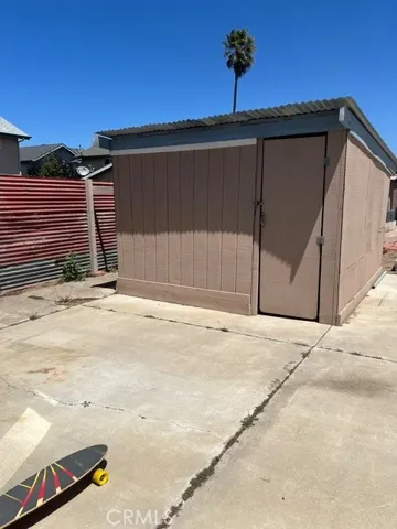Size of outside storage shed