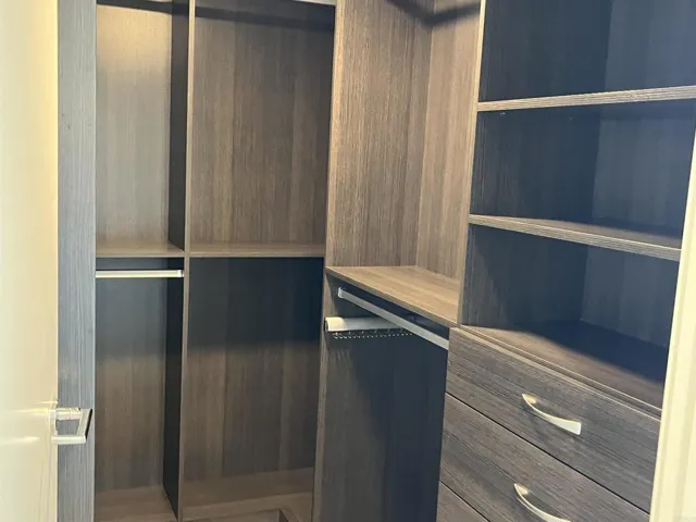 Primary closet