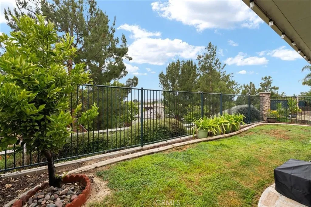Back yard view of Chapman Heights