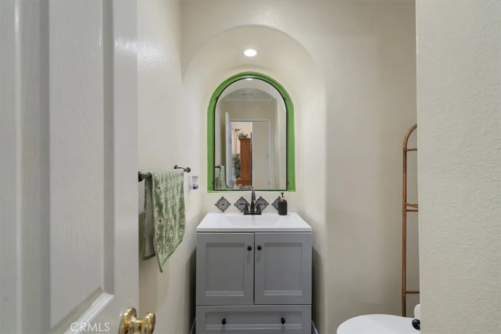 Downstairs powder room