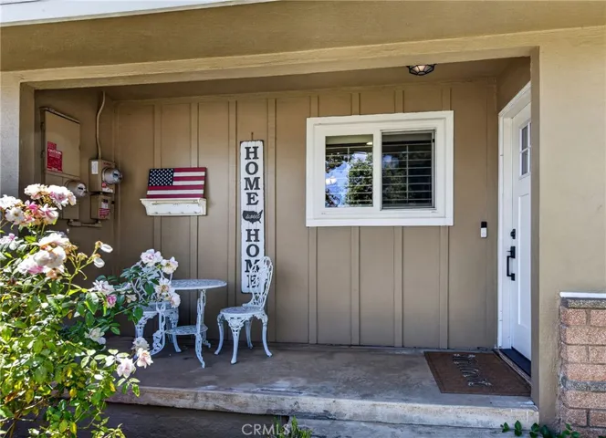 Front porch and entry.
