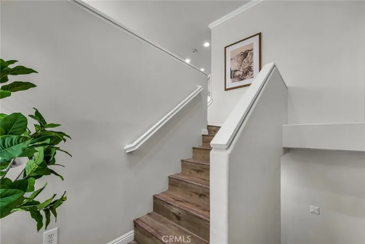 Stairwell to upper level.