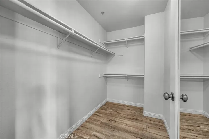 Primary walk-in closet.