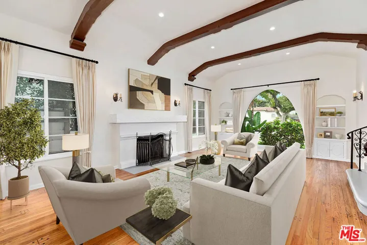 Virtually Staged Living Room