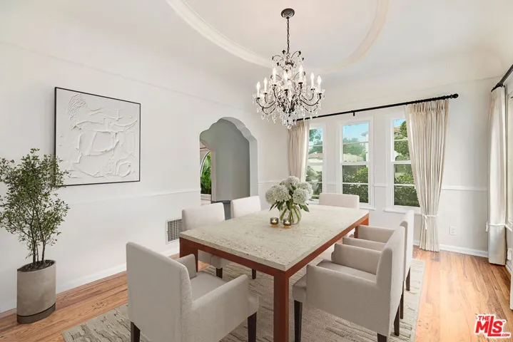 Virtually Staged Dining Room