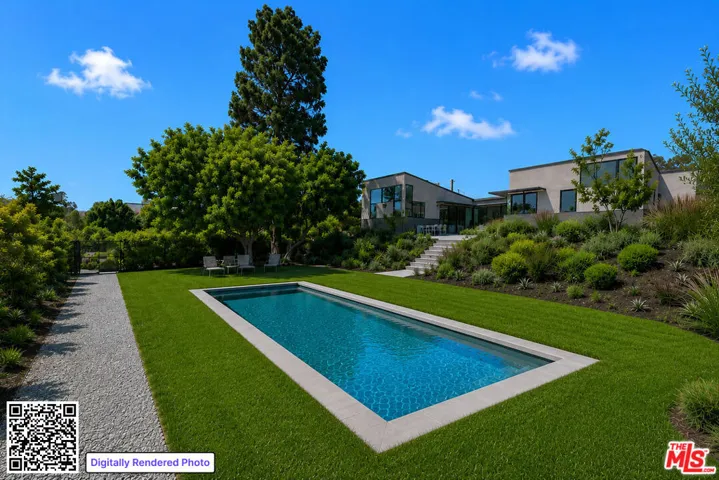 Pool area rendering